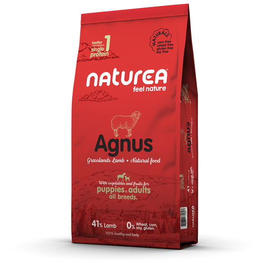 Naturea Naturals Agnus Grasslands Lamb koiran kuivaruoka