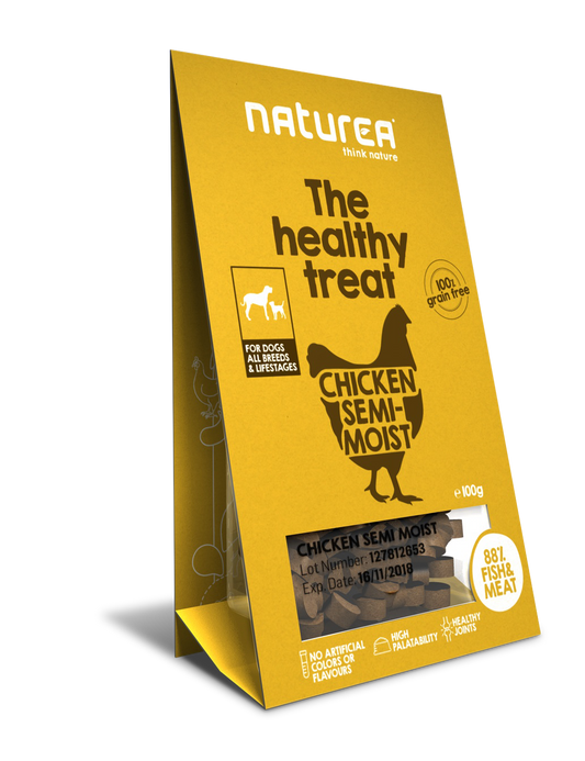 Naturea Treats Chicken 100g koiran makupala