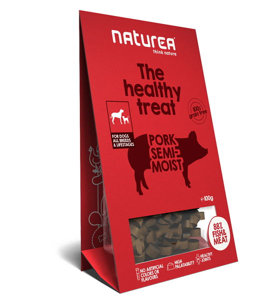 Naturea Treats Pork 100 g koiran makupala