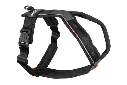 Non-stop dogwear Line Harness 5.0 koiran valjaat, musta