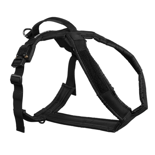 Non-stop dogwear Line harness Grip Defense koiran valjaat, musta