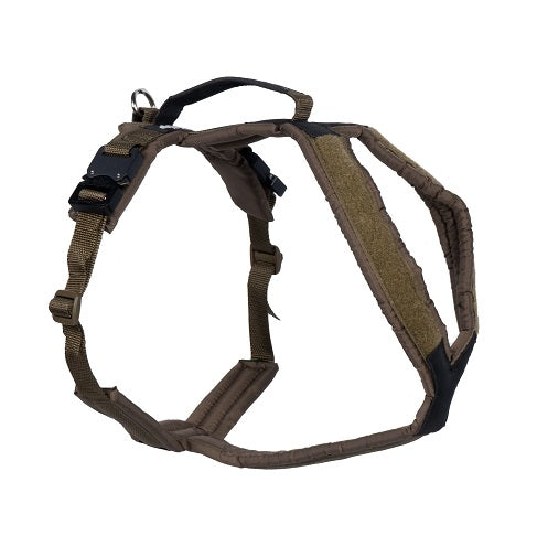 Non-stop dogwear Line harness Grip Defense koiran valjaat, vihreä