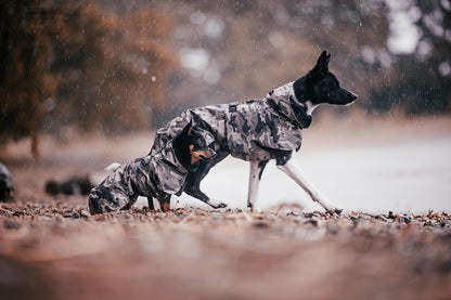 PAIKKA Recovery Raincoat koiran sadetakki, camo