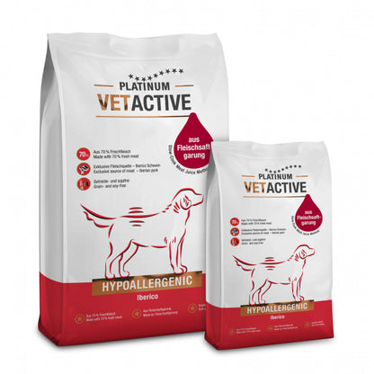 Platinum Vetactive Hypoallergenic puolikostea koiranruoka