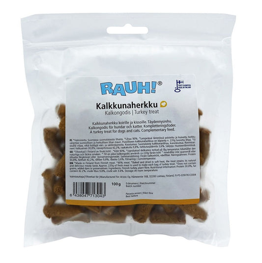 RAUH! Turkey Treat 100 g (Kalkkunaherkku)