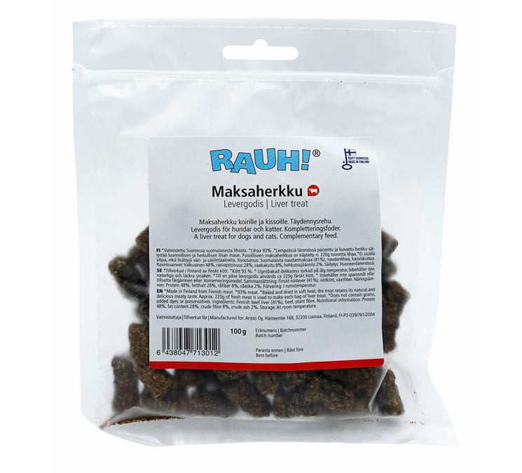 RAUH! Liver Treat 100 g (Maksaherkku)