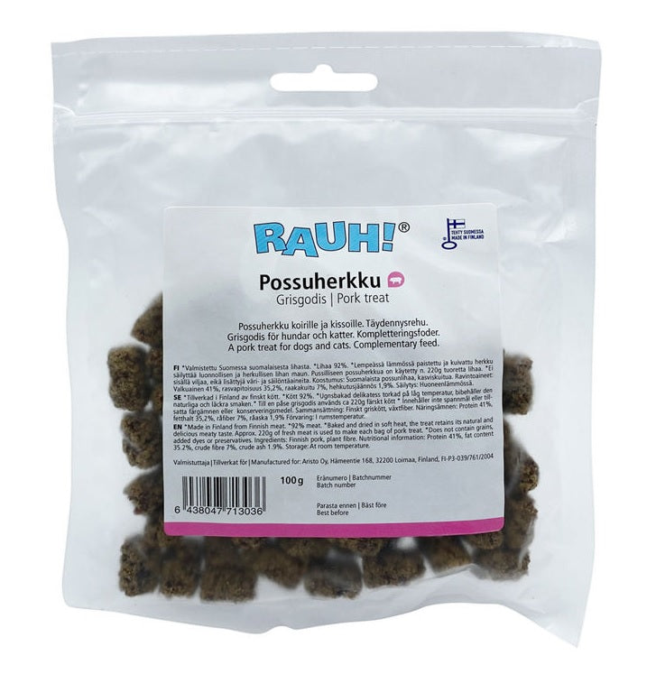 RAUH! Pork Treat 100 g (Possuherkku)