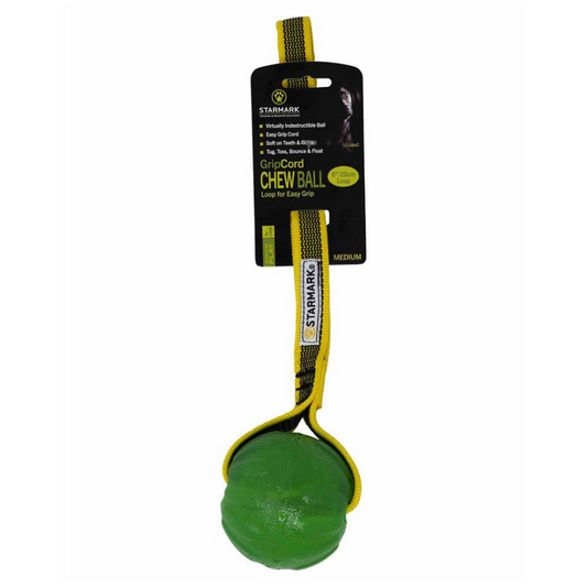 Starmark Gripcord Chew Ball Loop