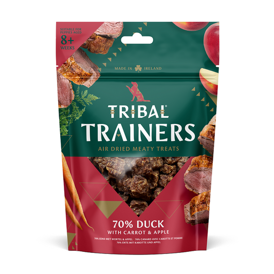 Tribal Trainers Duck, Carrot & Apple koiran makupala 80 g