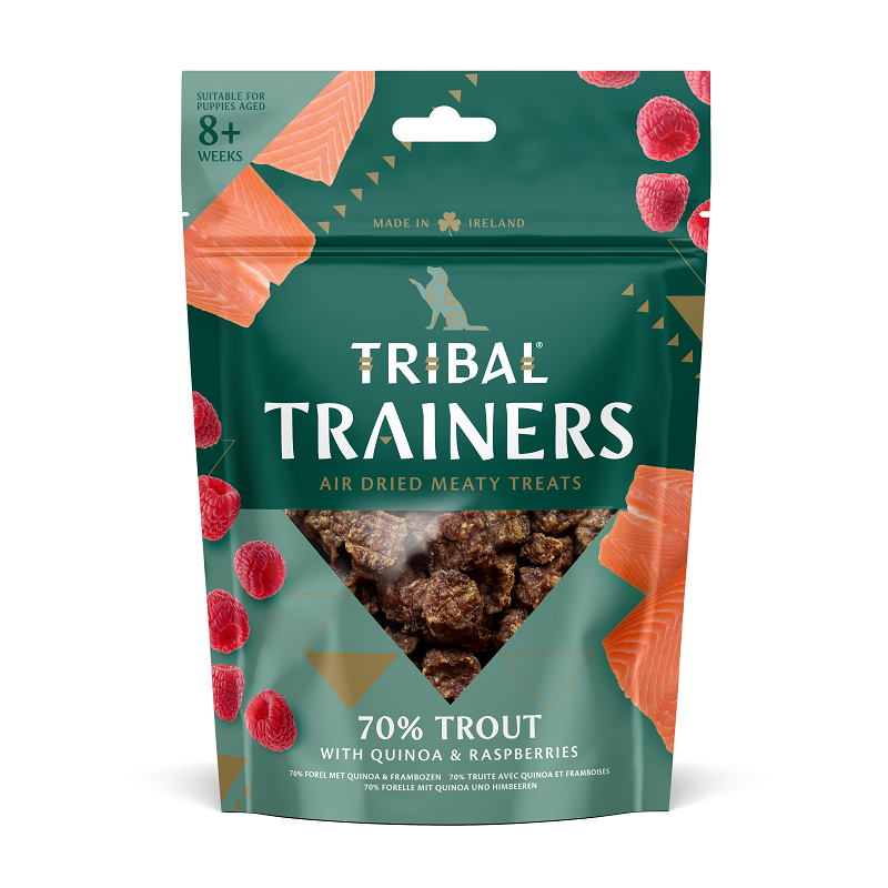 Tribal Trainers Trout & Raspberry koiran makupala 80 g