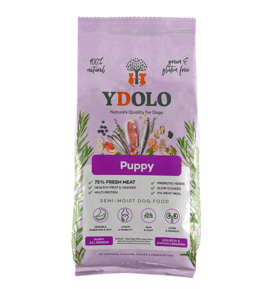 YDOLO Healthy & Pure Puppy puolikostea penturuoka