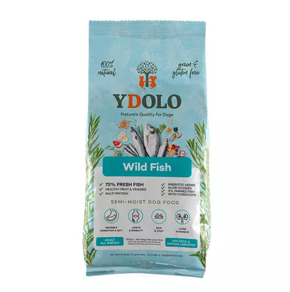 YDOLO Healthy & Pure Wild Fish puolikostea koiranruoka